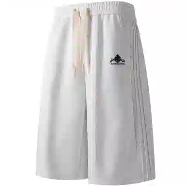 王者荣耀 地狱火款 美式街头复古舒适柔软亲肤宽松基础款系带休闲短裤 男女同款