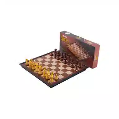 咕轹 磁性国际象棋 折叠便捷收纳磁力娱乐棋盘 桌游