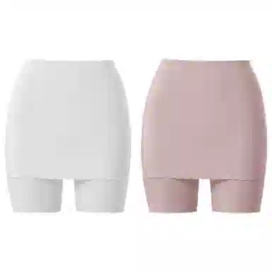 二三二三 透气清凉防走光遮挡三角区防尴尬无痕短裤亲肤舒适不闷内裤安全裤二合一不上滑不卷边不卡臀无痕舒适打底裤 女款