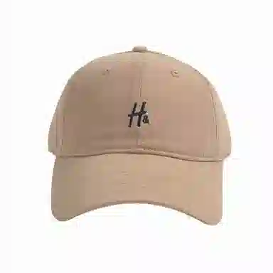 北极绒 韩版字母刺绣潮流百搭时尚大头围显脸小透气遮阳户外出游 棉 鸭舌帽 男女同款情侣款