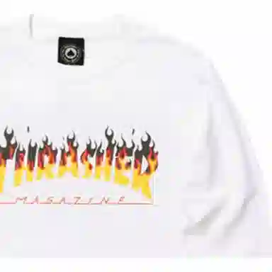 Thrasher Long Sleeve White