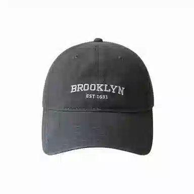 北极绒 夏季潮流复古软顶刺绣字母大帽檐显脸小时尚百搭遮阳户外出游 棉 鸭舌帽 男女同款情侣款