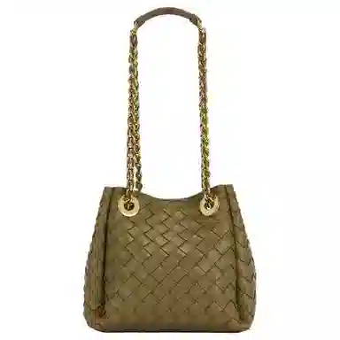 Bottega Veneta Parachute Shoulder Bag Green