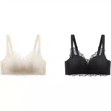 欧迪芬 春季 优雅蕾丝聚拢纯色文胸 女款 组合装