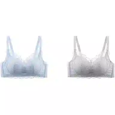 欧迪芬 春季 优雅蕾丝聚拢纯色文胸 女款 组合装