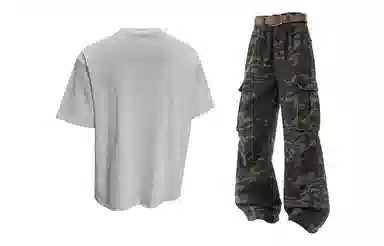 URBAN AUTHENTIC cleanfitboxyT