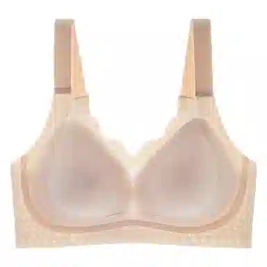 二三二三 聚拢提拉上托不空杯透气不闷亲肤舒适内衣侧收副乳无钢圈可调节肩带软支撑胸罩纯色简约时尚百搭性感纯欲文胸 女款