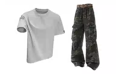 URBAN AUTHENTIC cleanfitboxyT