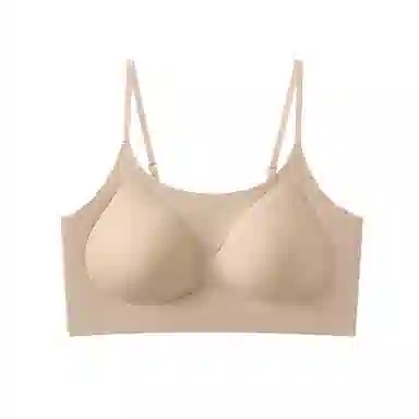 二三二三 自然聚拢提拉上托不空杯亲肤舒适内衣侧收副乳无钢圈可调节肩带美背软支撑胸罩纯色简约时尚百搭性感纯欲文胸 女款