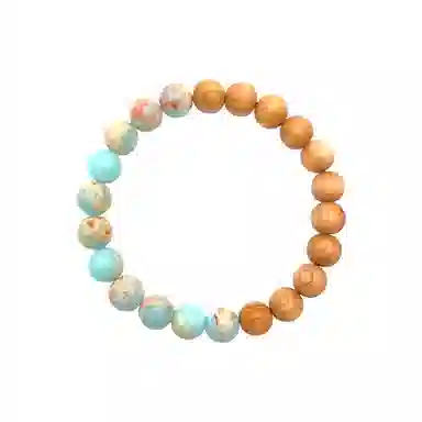 耳玺 礼节中国风木质古风文艺文玩佛珠中式小众创意考公考研上岸转运珠#好运 崖柏 木作手串 男女同款情侣款