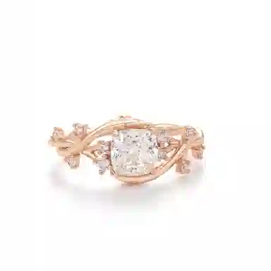 金杰福 高定系列花开半夏介质小众设计百搭质感意大利工艺 合金 戒指 女款