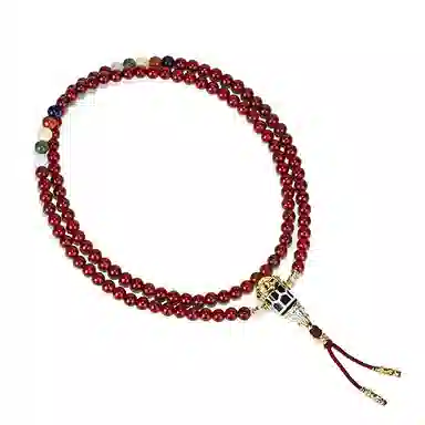 钰澜文玩 脖挂古法工艺朱供#好运 星月菩提 手串 男女同款情侣款