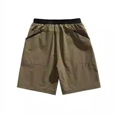 贵人鸟 山系户外复古纯色系带基础多巴胺透气凉感简约大口袋五分运动短裤 男女同款