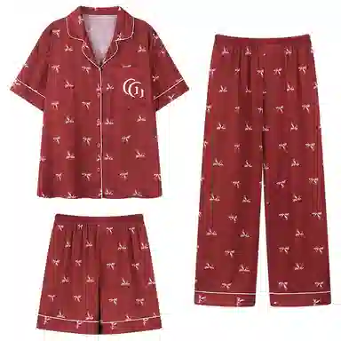 顶瓜瓜 时尚简约透气家居服睡衣套装 女款