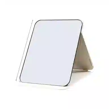 米甜兔 超清折叠小镜子学生宿舍专用梳妆镜桌面可立办公室便携家用化妆镜