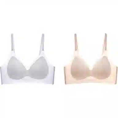 欧迪芬 薄款夏季大胸显小纯色文胸 女款