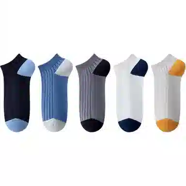 欧迪芬 夏季抗菌防臭运动短袜 男款 组合装