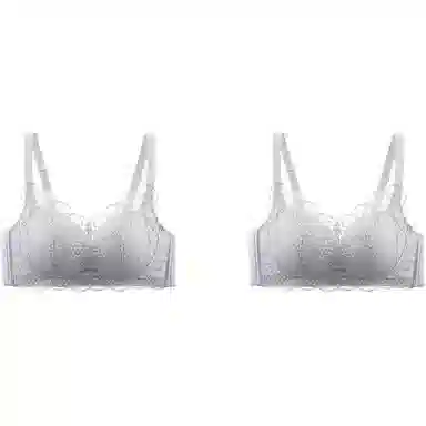 欧迪芬 春季 优雅蕾丝聚拢纯色文胸 女款 组合装