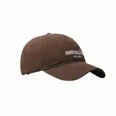 北极绒 夏季潮流复古软顶刺绣字母大帽檐显脸小时尚百搭遮阳户外出游 棉 鸭舌帽 男女同款情侣款