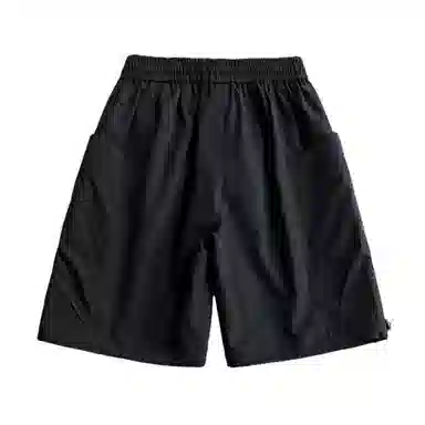 大卫贝肯 美式字母印花户外运动宽松直筒百搭松紧腰休闲短裤 男女同款