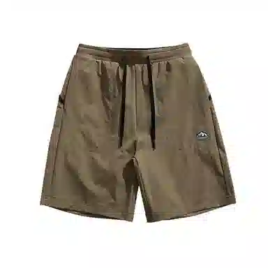 贵人鸟 山系户外复古纯色系带基础多巴胺透气凉感简约大口袋五分运动短裤 男女同款