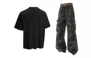 URBAN AUTHENTIC cleanfitboxyT