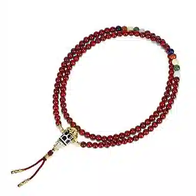 钰澜文玩 脖挂古法工艺朱供#好运 星月菩提 手串 男女同款情侣款