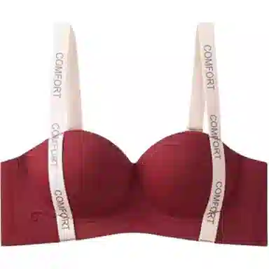 轻迎 半杯内衣小胸聚拢显大防下垂上托立挺无痕无钢圈美背果冻文胸罩女文胸 女款