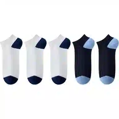 欧迪芬 夏季抗菌防臭运动短袜 男款 组合装