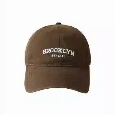 北极绒 夏季潮流复古软顶刺绣字母大帽檐显脸小时尚百搭遮阳户外出游 棉 鸭舌帽 男女同款情侣款