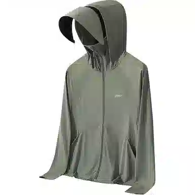 恒源祥 户外防紫外线轻薄透气罩时尚轻松简约长袖防晒服 男女同款