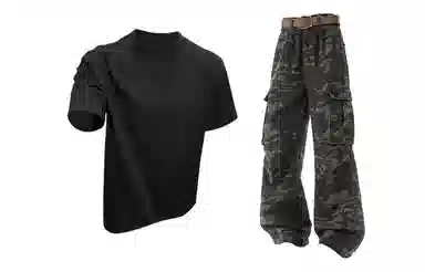 URBAN AUTHENTIC cleanfitboxyT