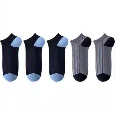 欧迪芬 夏季抗菌防臭运动短袜 男款 组合装