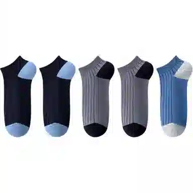 欧迪芬 夏季抗菌防臭运动短袜 男款 组合装