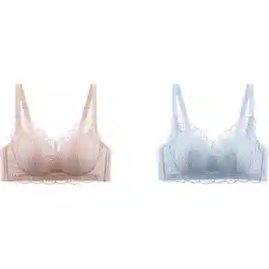 欧迪芬 春季 优雅蕾丝聚拢纯色文胸 女款 组合装