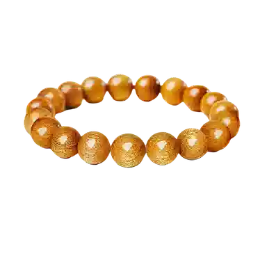 【平安喜乐 优选好料】 色菲尔 聚富缘纳财气诸事顺利 新中式国潮佛珠文玩念珠盘玩珠串 金丝檀木 手串 男女同款情侣款