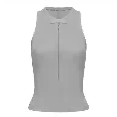 APEA Zipper Waist Slim Tank Top