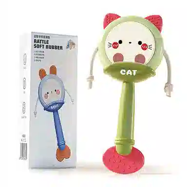 益米 摇铃套装 安抚抓握训练 早教益智玩具