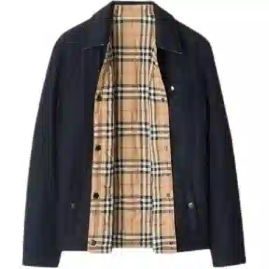 Burberry SS25 Navy Cotton Jacket