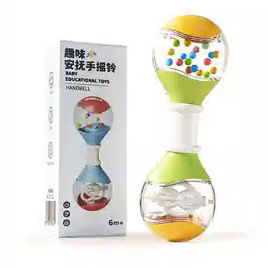 益米 摇铃套装 安抚抓握训练 早教益智玩具