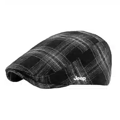 Jeep Plaid Retro Painter Beret