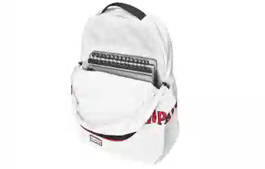 spare no pains Gym Bag Red White