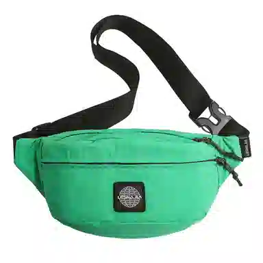 揽月 简约休闲慵懒风纯色涂鸦通勤百搭 尼龙 斜挎胸包 男女同款情侣款 多色