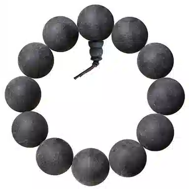 九华山 新中式复古文玩佛珠 礼盒装#好运 柏木 手串 男女同款情侣款