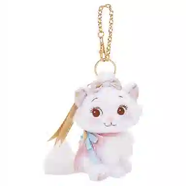 Disney Marie Cat Plush Keychain