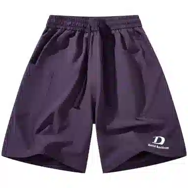 大卫贝肯 美式街头简版城市机能字母设计款直插口袋宽松百搭休闲潮流工装短裤 男女同款