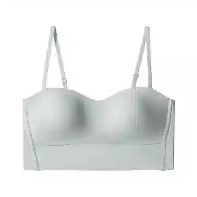 轻迎 冰丝防滑抹胸无肩带内衣无痕聚拢隐形防走光无钢圈乳胶文胸内衣女吊带 女款