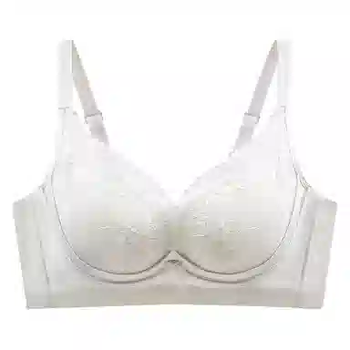 二三二三 聚拢提拉上托不空杯亲肤舒适侧收副乳无钢圈软支撑法式浪漫成熟时尚百搭性感纯欲文胸 女款