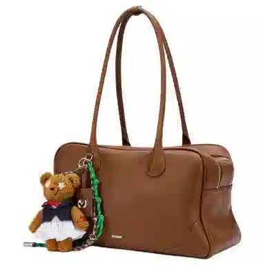 MCMIKO Boston Shoulder Bag Caramel Brown