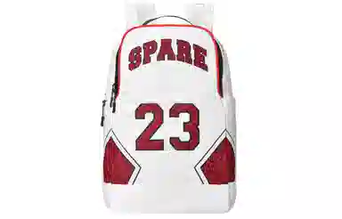 spare no pains Gym Bag Red White